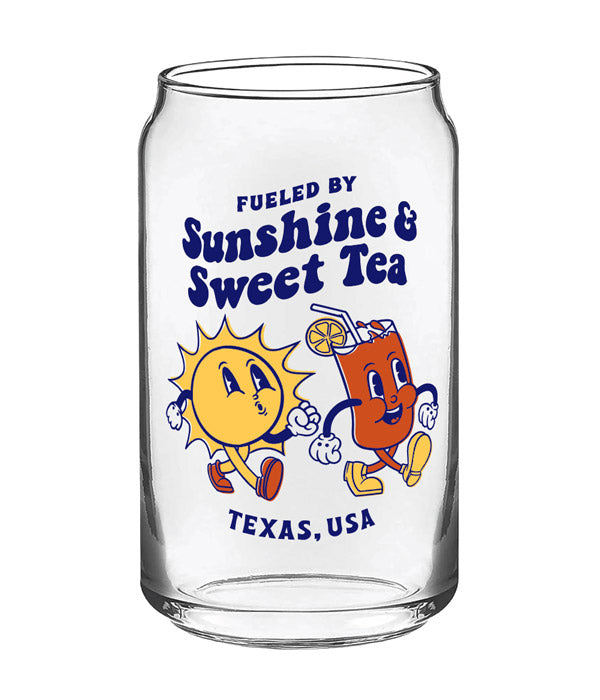 Sunshine & Sweet Tea - Beer Can Glass