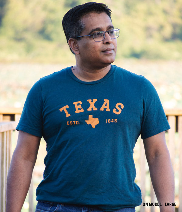 Texas 1845 Tee - Atlantic