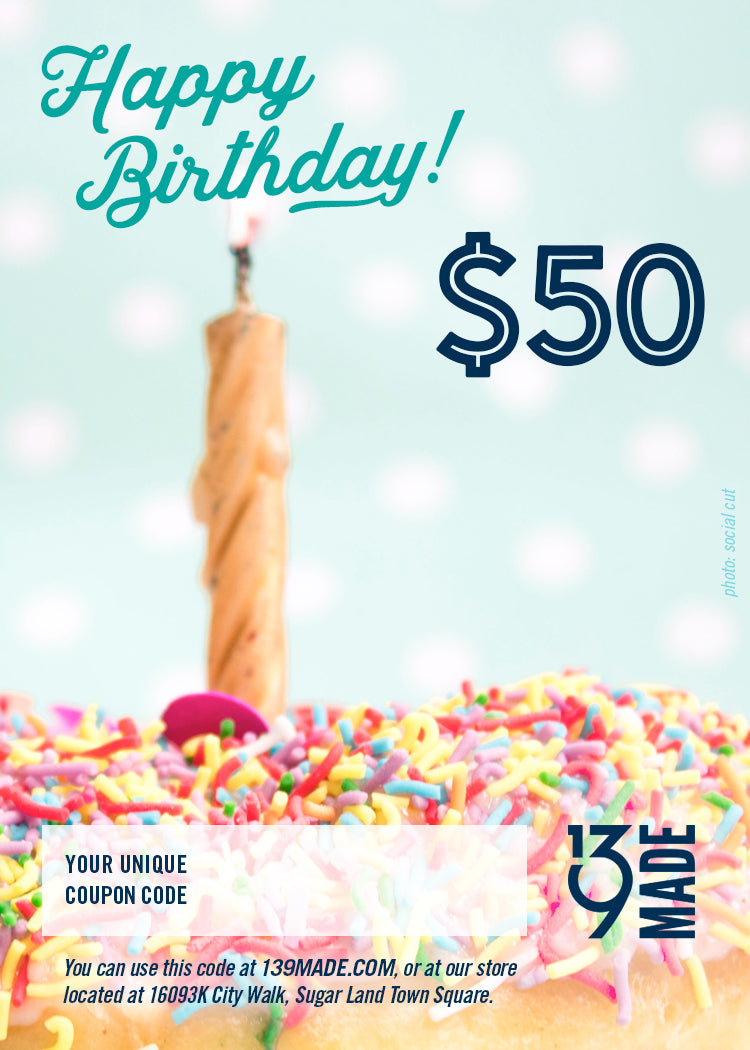GIFT CERTIFICATE - $50