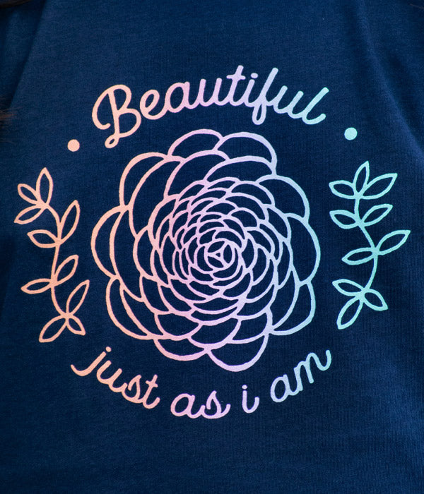 Beautiful Just As I am Girls Tee