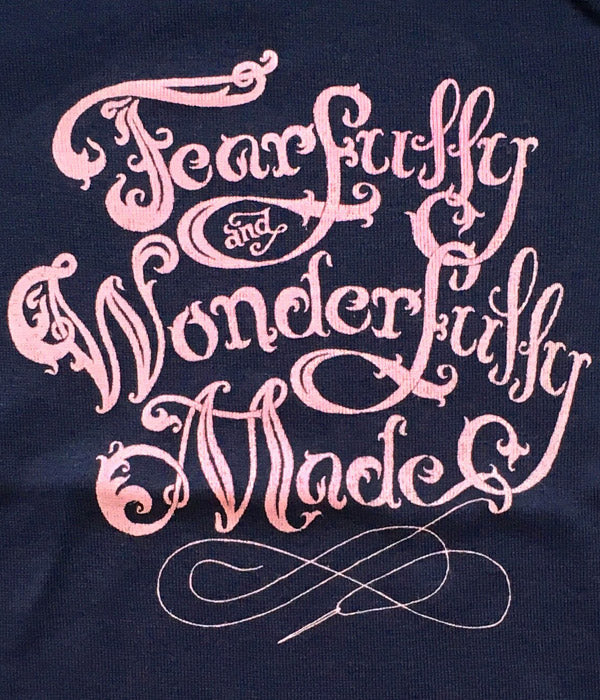 Fearfully Wonderfully Made Baby Bodysuit – Navy