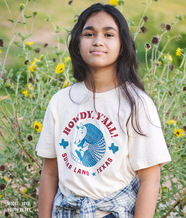 Sugar Land Armadillo Youth Tee