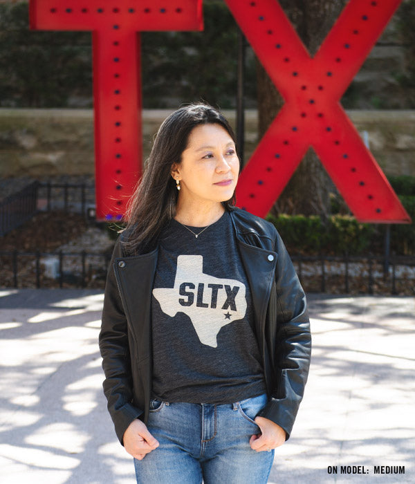 Sugar Land SLTX Tee - Charcoal Slub