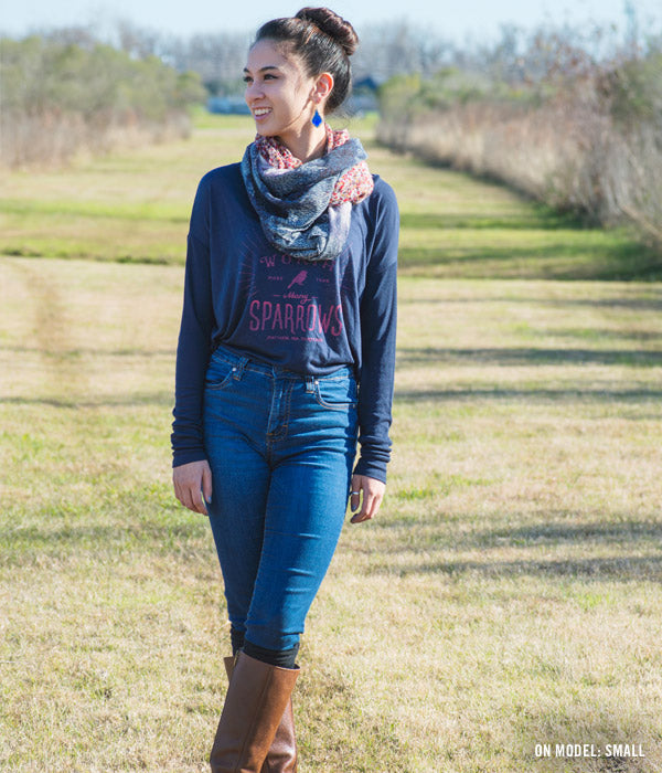 Long-Sleeve "More Than Many Sparrows"