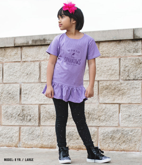 Sparrows - Girls Ruffle Tee