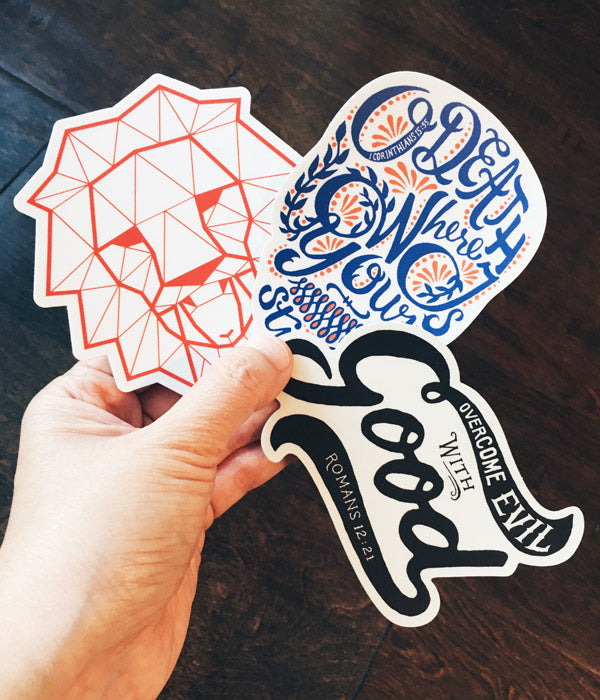 3-Stickers Custom Pack