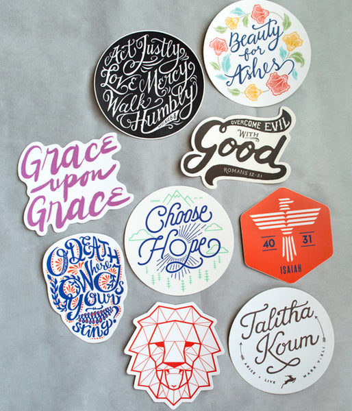 InFeelMe Gift of Life Bubble Stickers, 6 Styles