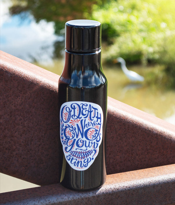 Death, Where's Your Sting? - Sticker