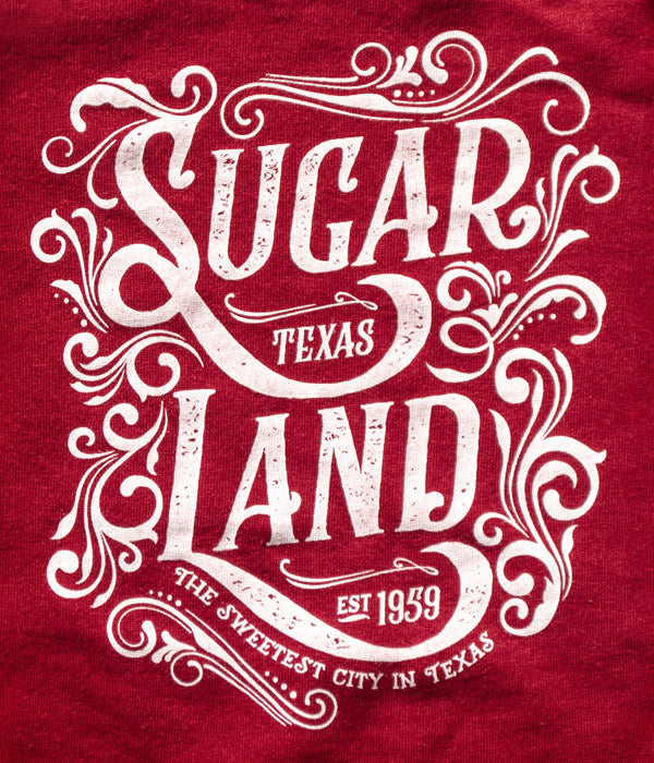 Western Sugar Land Infant Bodysuit - Garnet