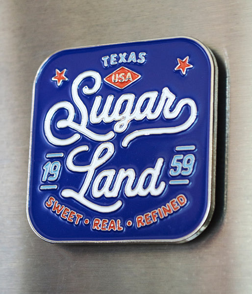 Sugar Land Script Magnet