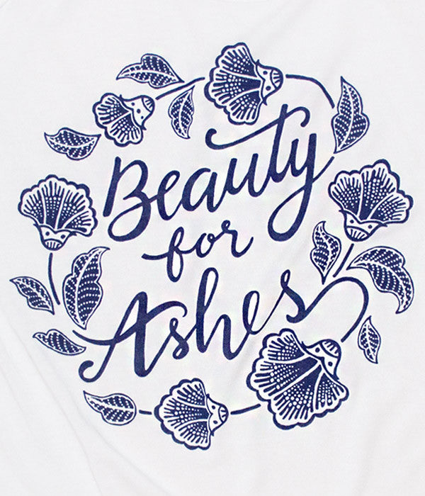 Beauty For Ashes Tank – White