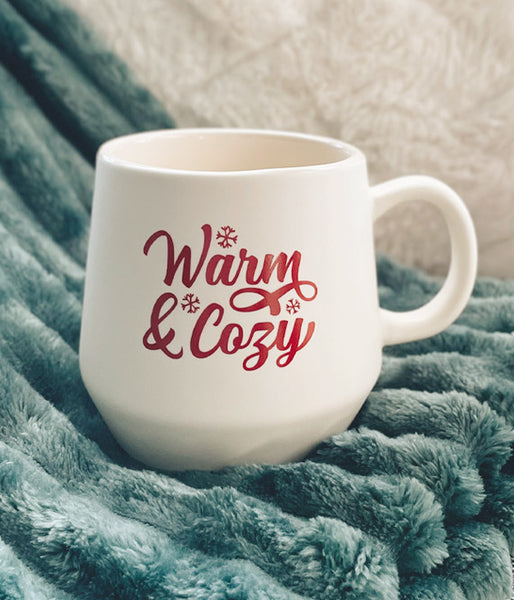 Warm & Cozy – White Christmas Mug - 139Made, LLC