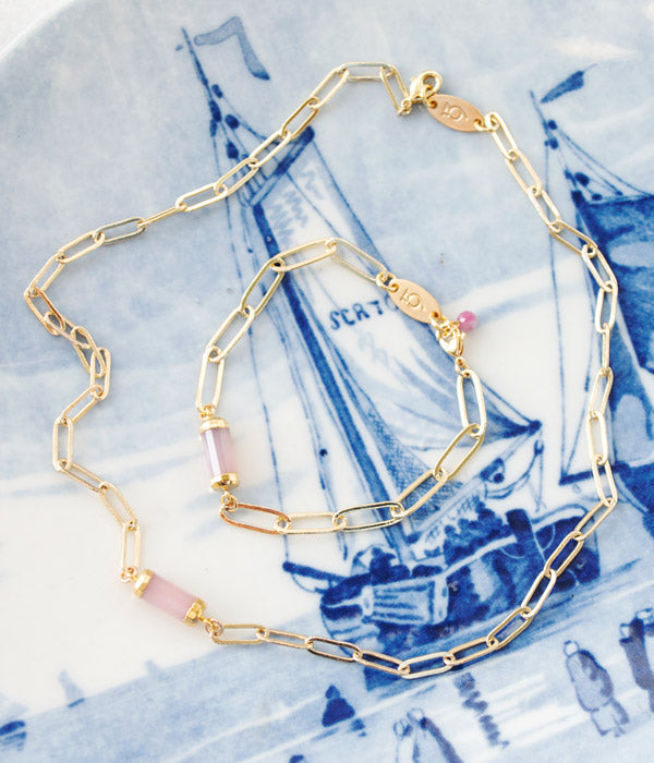 Deborah Necklace – Pink