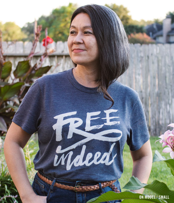 Free Indeed Unisex Tee - Indigo