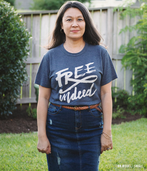 Free Indeed Unisex Tee - Indigo
