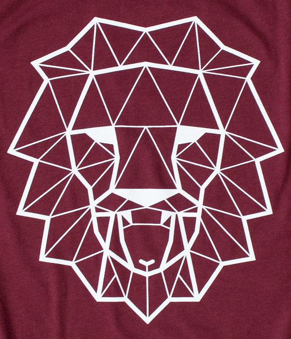 Lion & Lamb Youth Tee – Maroon
