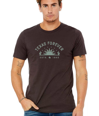Texas Forever Tee - Brown