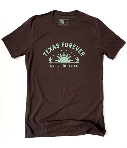 Texas Forever Tee - Brown