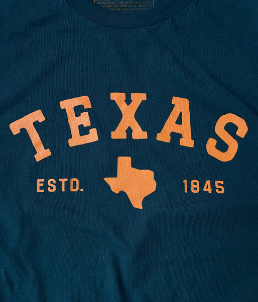Texas 1845 Tee - Atlantic