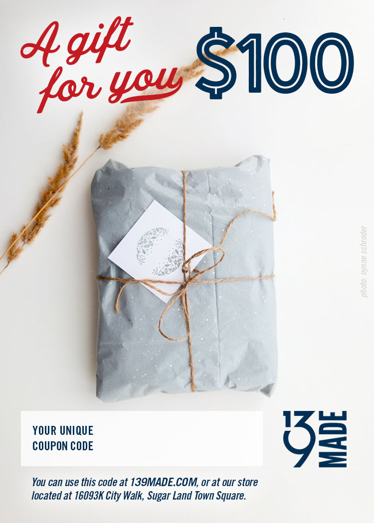 GIFT CERTIFICATE - $100