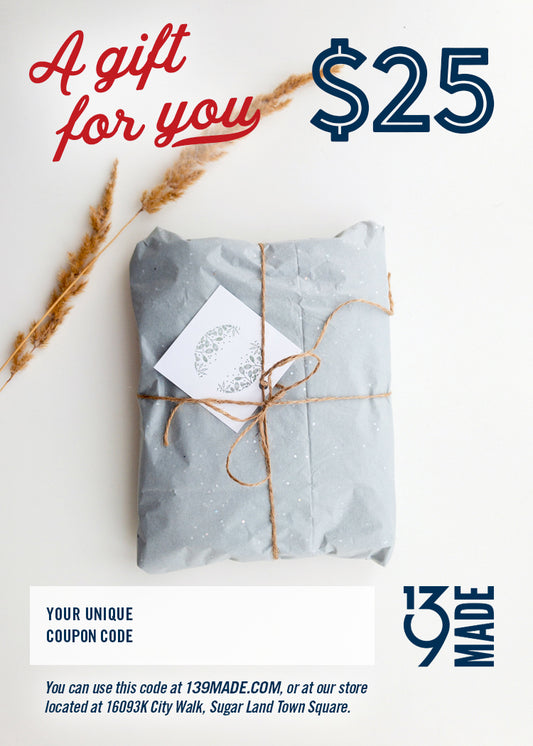GIFT CERTIFICATE - $25