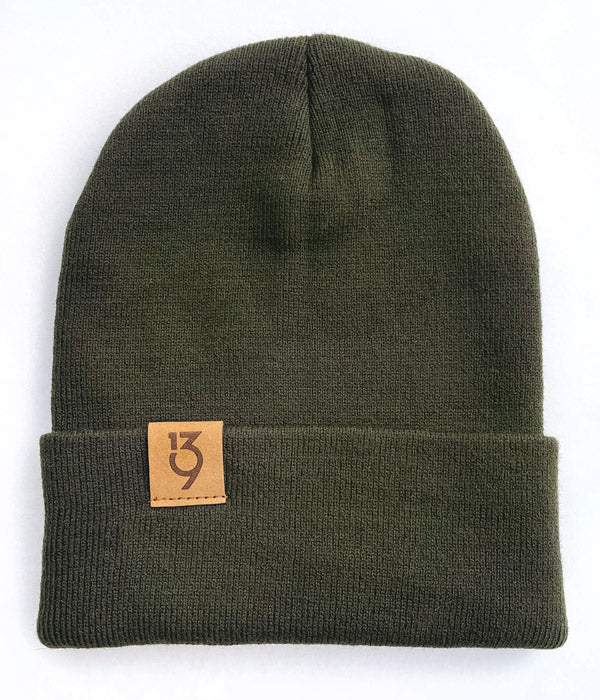 139 Logo Beanie – Moss Green