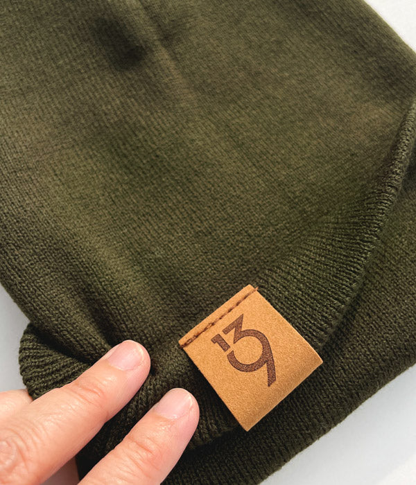 139 Logo Beanie – Moss Green