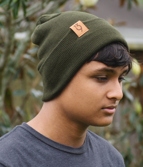 139 Logo Beanie – Moss Green