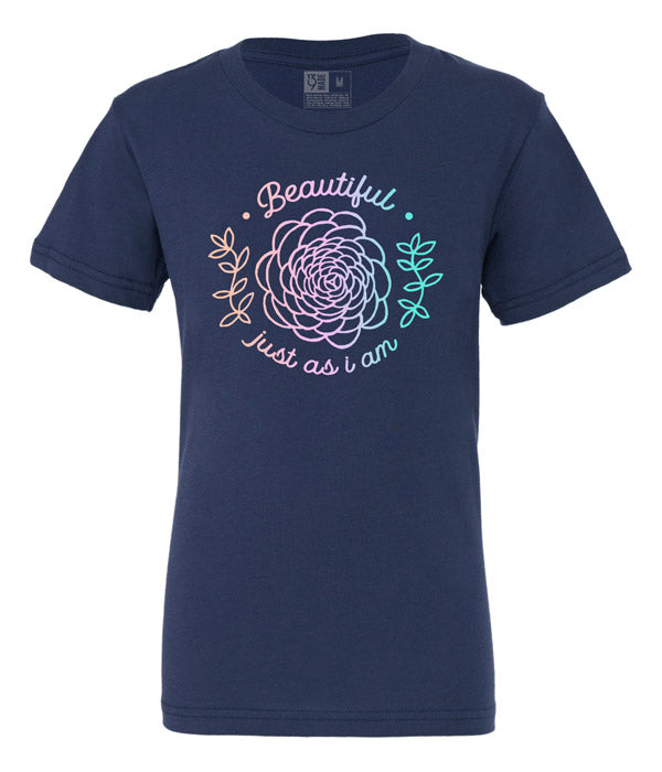 Beautiful Just As I am Girls Tee