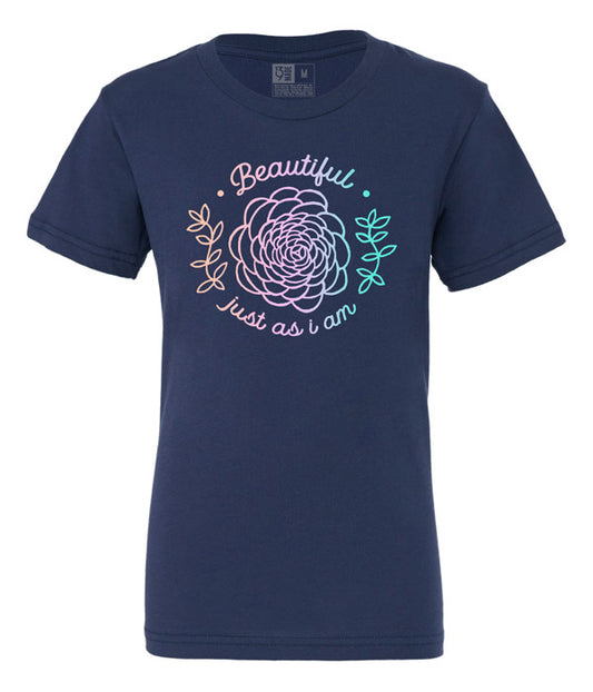 Beautiful Just As I am Girls Tee