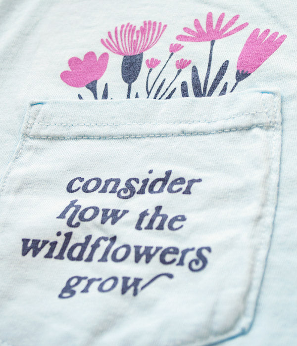 Consider The Wildflowers Pocket Tee