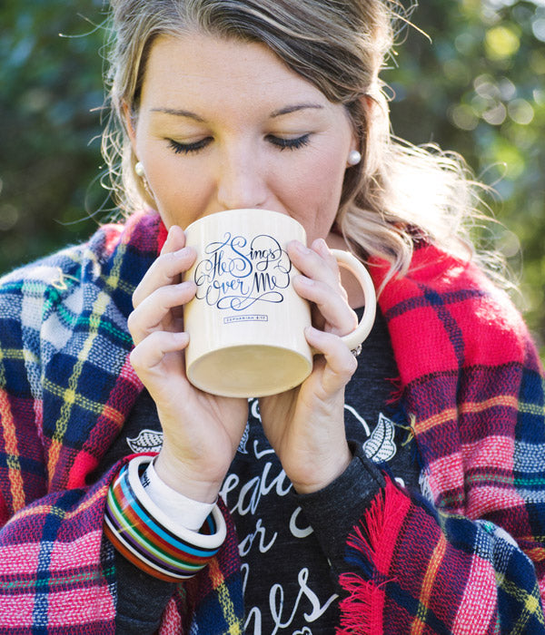 He Sings Over Me – Mug
