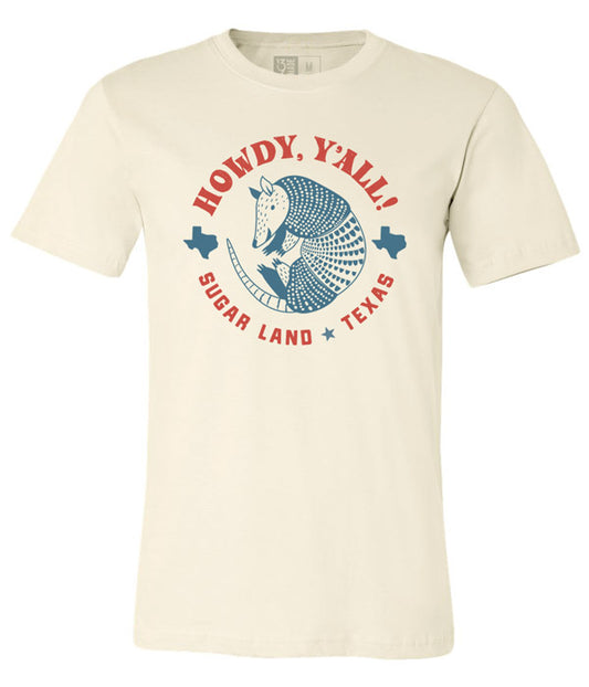 Sugar Land Armadillo Adult Tee