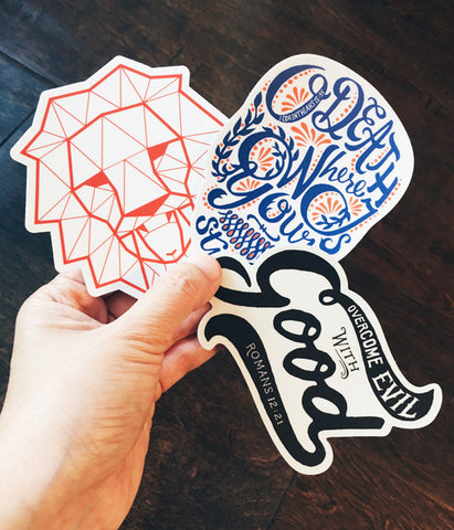 3-Stickers Custom Pack