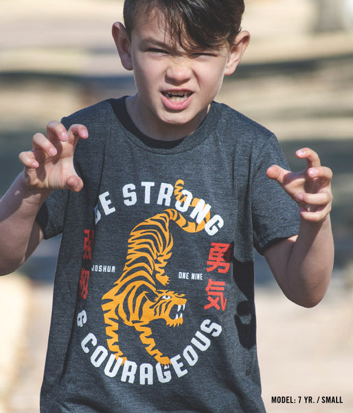 Strong and Courageous– Youth Tee