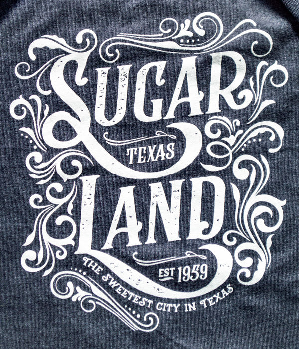 Western Sugar Land Infant Bodysuit - Indigo
