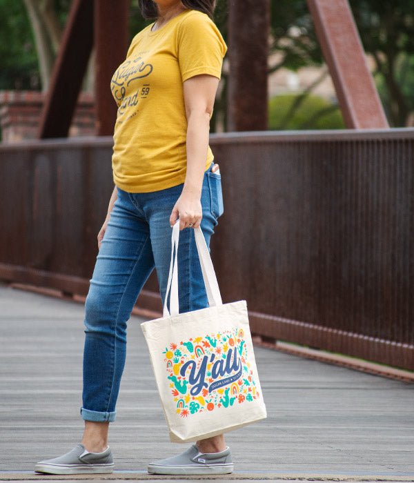 Sugar Land Y'all Canvas Tote