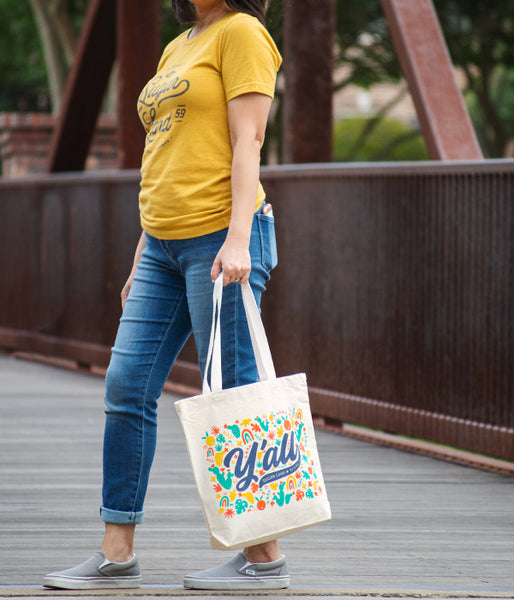Sugar Land Y'all Canvas Tote