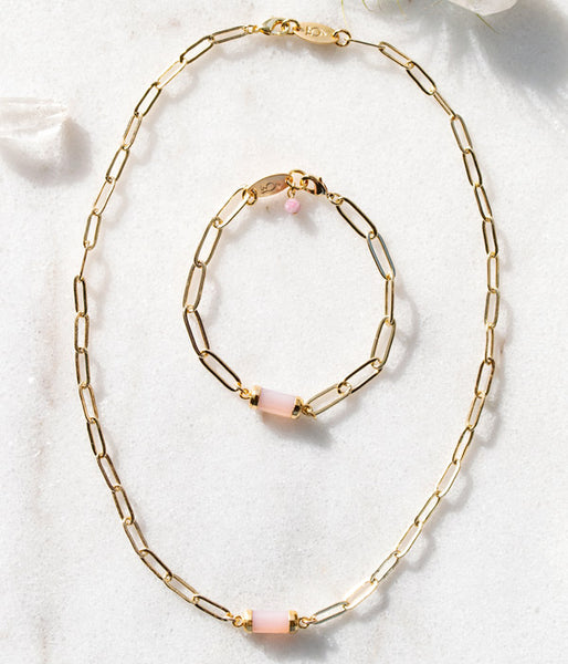 Deborah Necklace – Pink