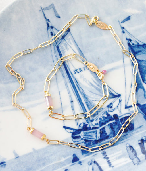 Deborah Necklace – Pink