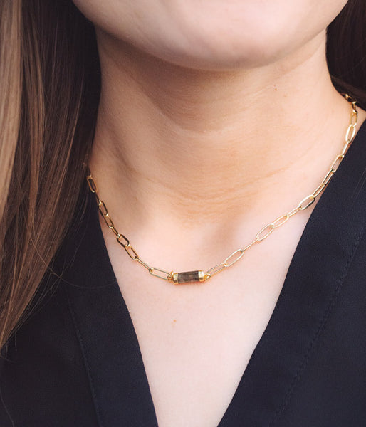 Deborah Necklace – Gray