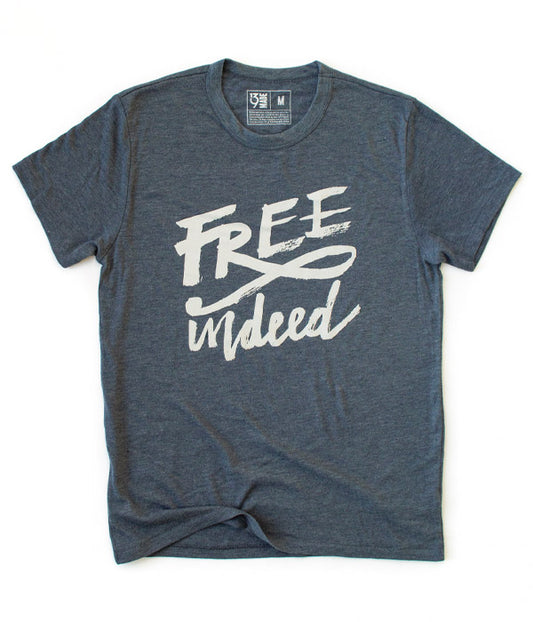 Free Indeed Unisex Tee - Indigo