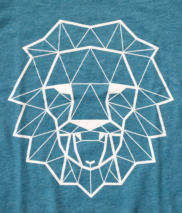 Lion & Lamb Youth Tee – Heather Teal