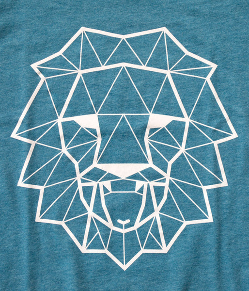 Lion & Lamb Youth Tee – Heather Teal