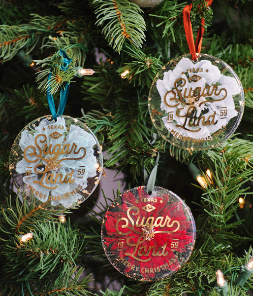 Sugar Land Christmas Ornament - Mint