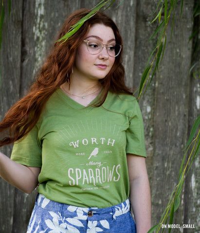 Sparrows V-Neck Tee