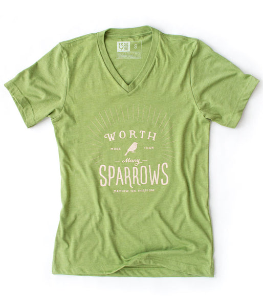 Sparrows V-Neck Tee