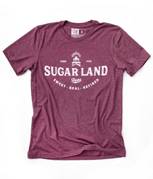 Legacy Sugar Land Tee - Heather Maroon