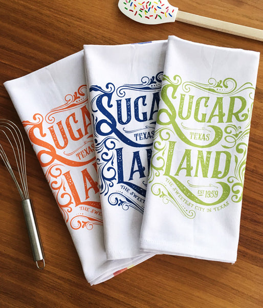Sugar Land Tea Towels Set