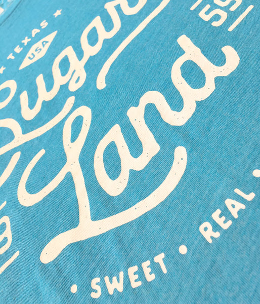 Vintage Sugar Land Tee - Heather Aqua